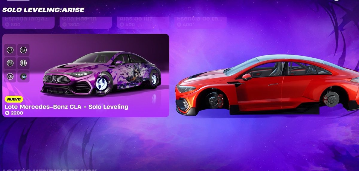 Grande Fortnite vendiendo un auto sin ruedas 🔥