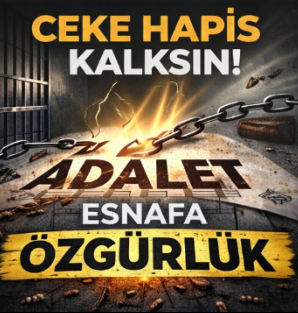 TOPLUMUN FARKLI KESİMLERİ İÇİN AF VE DÜZENLEMELER GÜNDEME GELEBİLİRKEN, EKONOMİK KRİZ NEDENİYLE BORCUNU ÖDEYEMEYEN ESNAFIN GÖRMEZDEN GELİNMEMESİNİ İSTİYORUZ. ADALETTE EŞİTLİK TALEP EDİYORUZ. #TCK158AyrımsızUzlaşma #5941ÇekMağdurları12Pakete <a href="/nowhaber/">NOW HABER</a> <a href="/tgrthabertv/">TGRT HABER</a>
