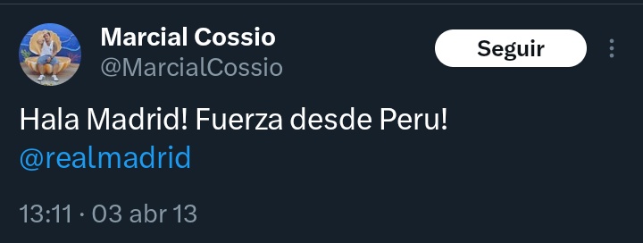 "Hala Madrid"
Un chupapinga conero del Real Madrid te dice que no puedes estar feliz por Hernan Barcos JAJAJAJA