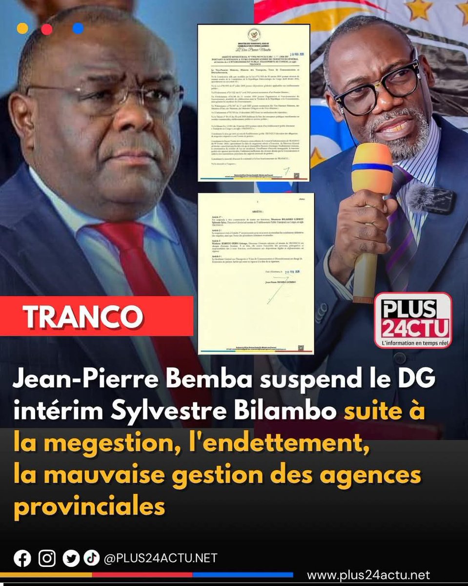 HumainMompole's tweet photo. Une 1er depuis le multipartisme en Rdc qu'un président national d'un parti politique, Ministre de surcroît suspendre un cadre son parti qui exerce la fonction du DG dans son secteur. La rigueur, rationalité  et méritocratie dans la gestion d'Etat C'est le Vmp JP BEMBA. Bravo IGWÉ https://t.co/uuFPybSN0D