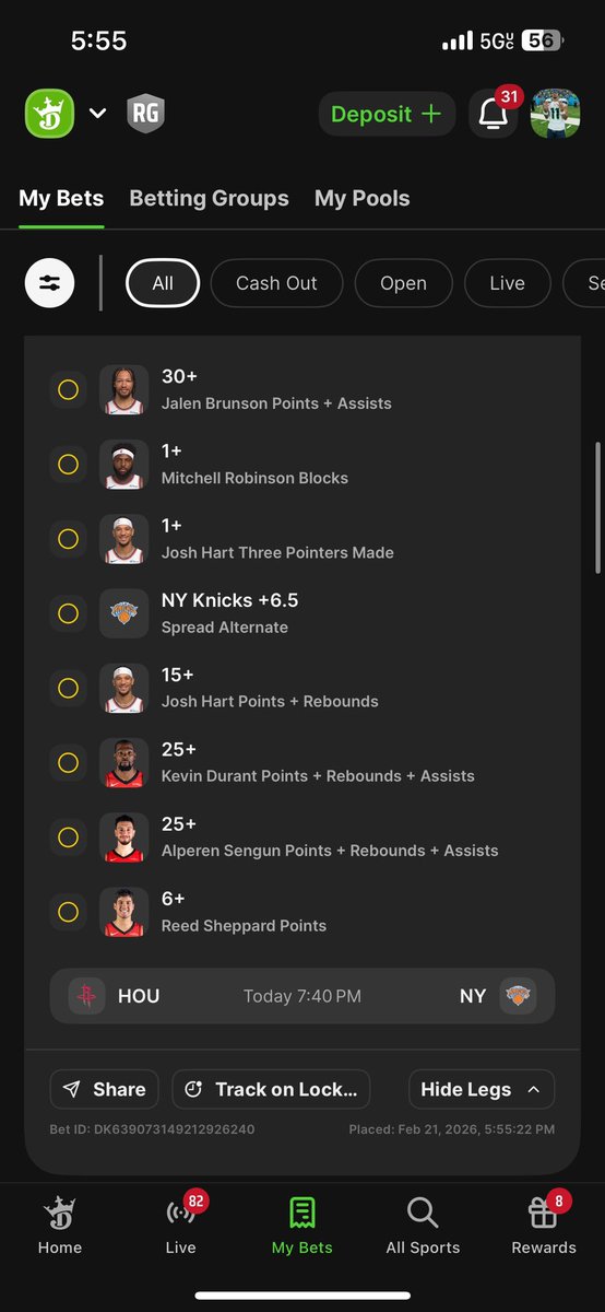 surfinthrubooks's tweet photo. Rockets v Knicks Parlay 🔥🔥 https://t.co/ZUVsQQsTmW