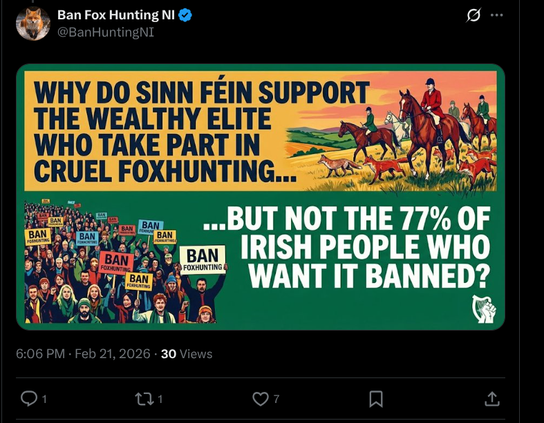 Ban The Hunt NI 🦊 🇬🇧 tweet media