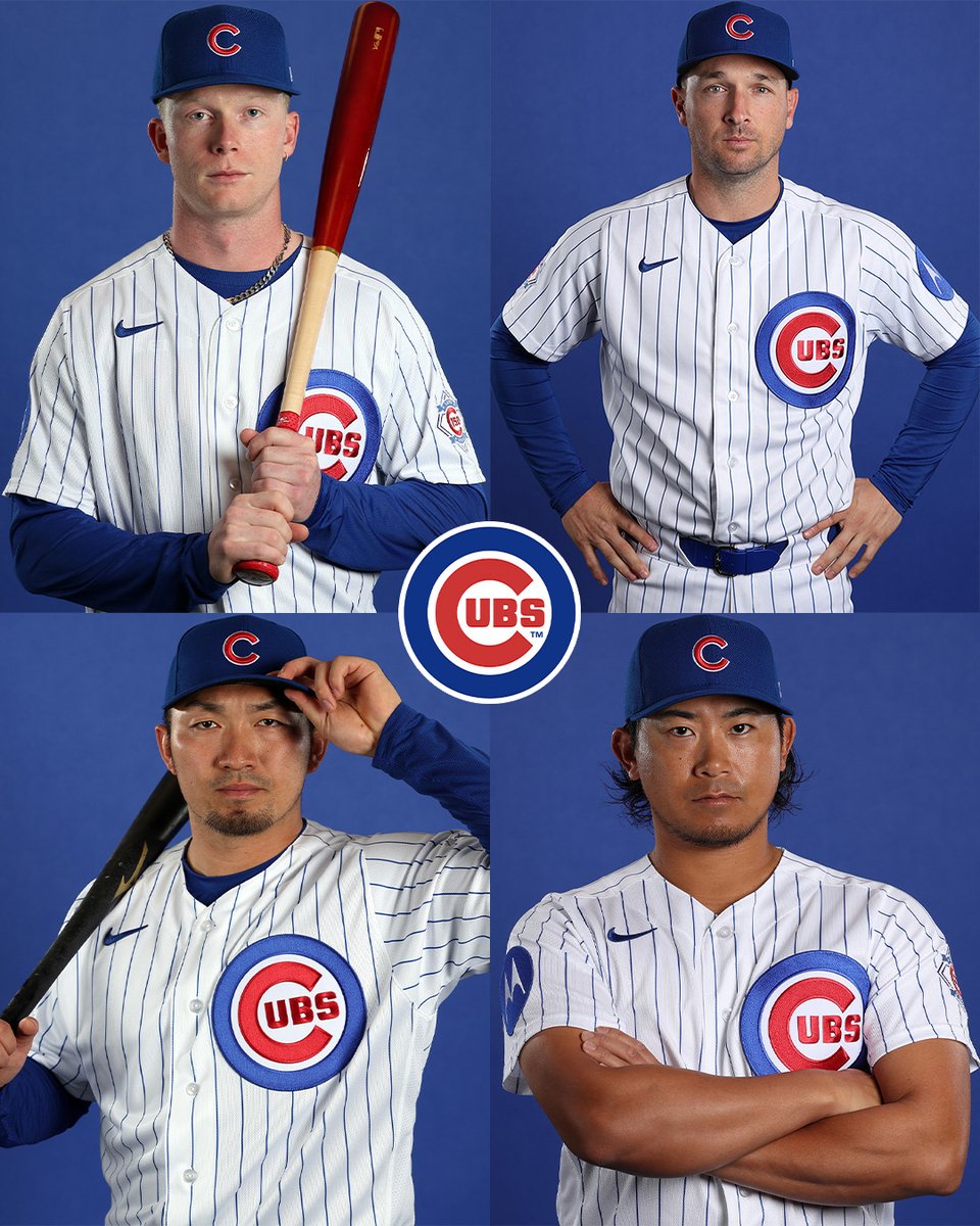 W pictures from @Cubs Photo Day:
🐻 Pete Crow-Armstrong
🐻 Alex Bregman
🐻 Seiya Suzuki
🐻 Shota Imanaga