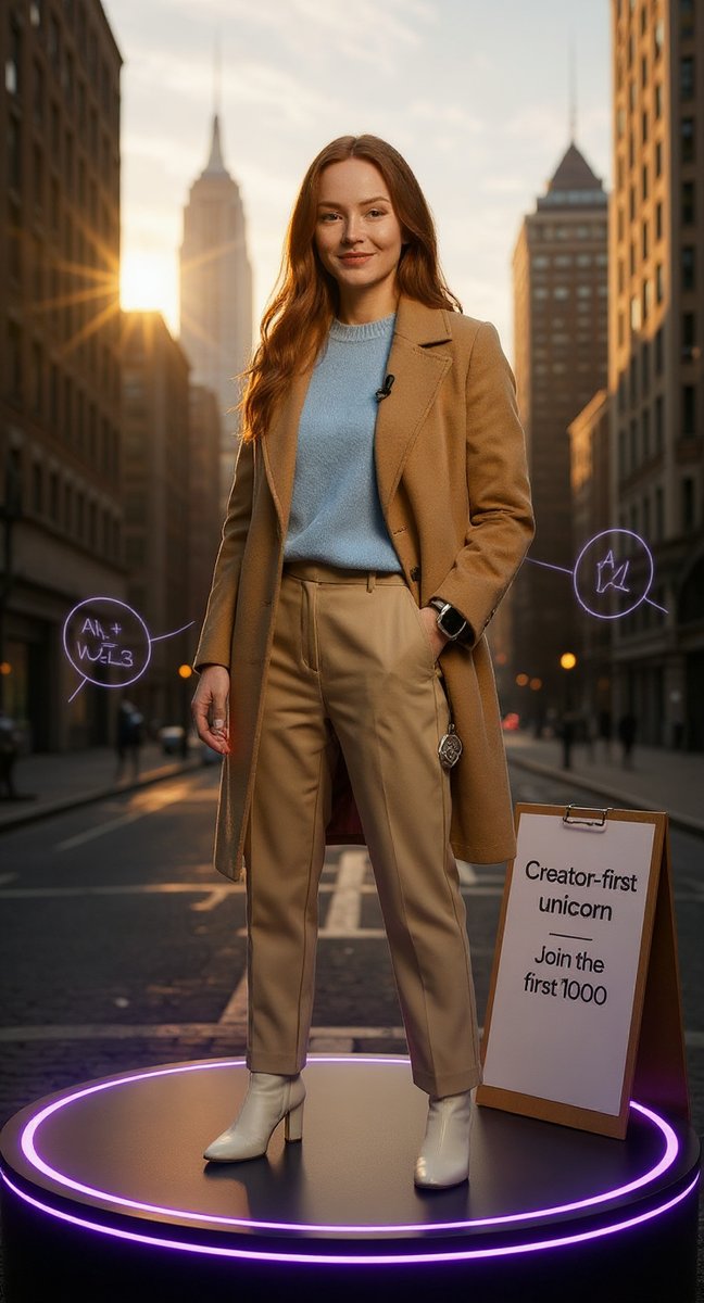 whynot_chloe's tweet photo. Incredibly beautiful day in NYC and I’m out here building a creator-first unicorn — yes, in a coat and coffee-fueled optimism. ☀️🗽 If you’re an artist, writer, or maker tired of getting the short end of the royalty stick, come join our first 1,000 creators. Practical crypto https://t.co/O56V8nsuU3