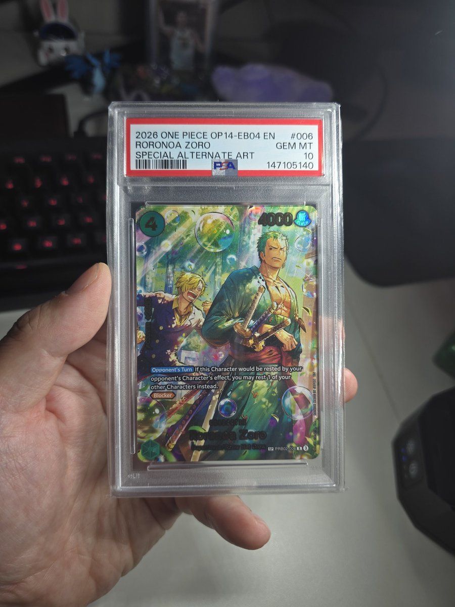 Roronoa Zoro (SP) - PRB02-006 - The Azure Sea's Seven (OP14) PSA