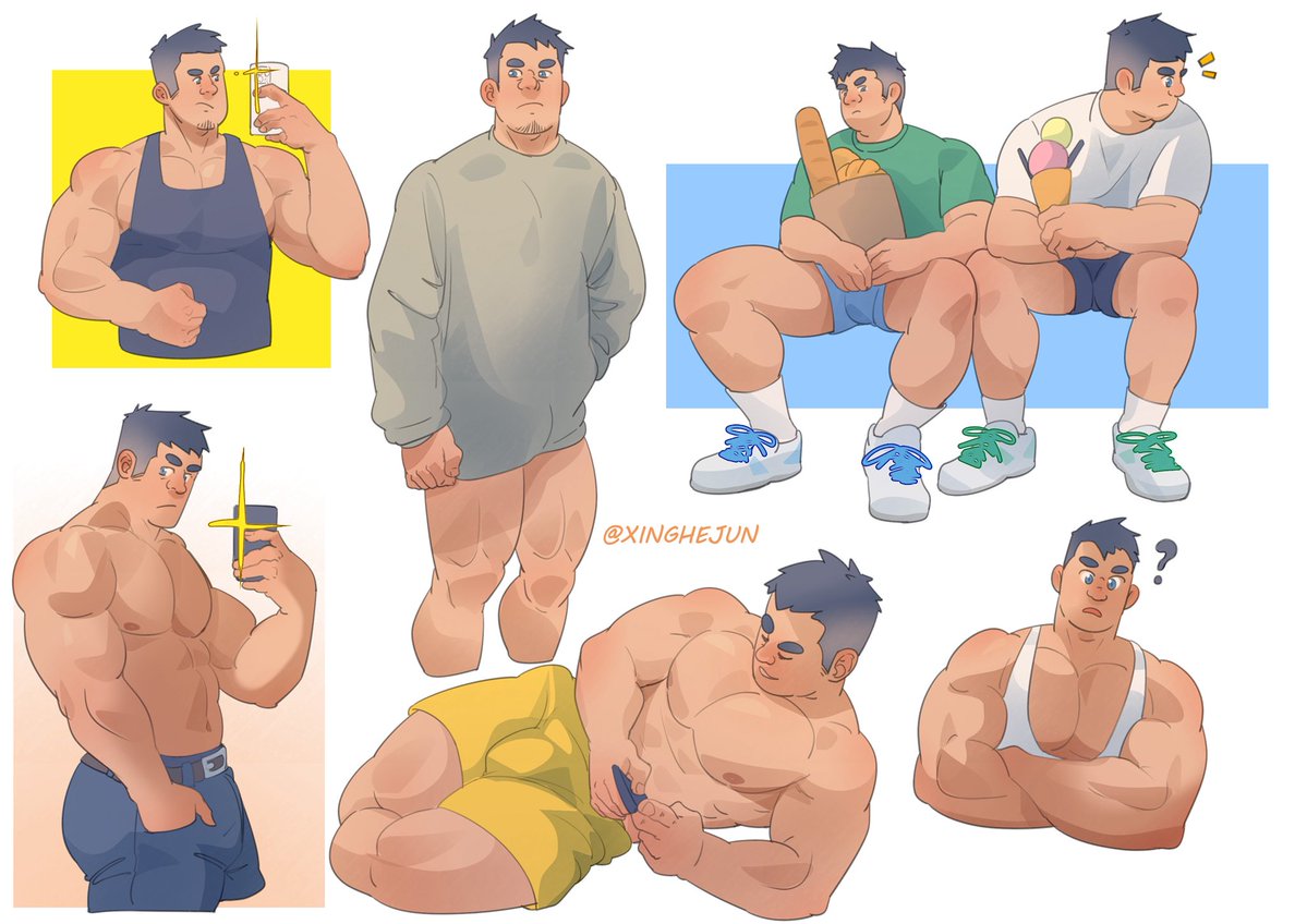 肉壮的星河 (@xinghejun) on Twitter photo 