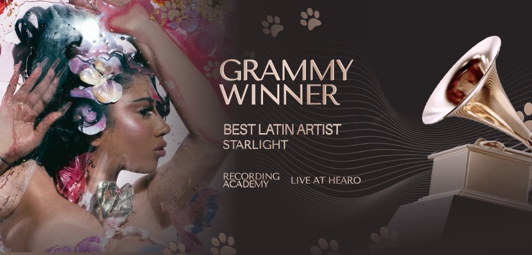 Starlight VENCE #GRAMMYs de Best Latin Artist