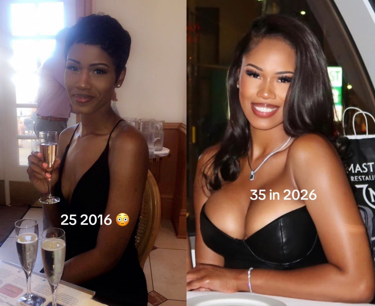 mymixtapez's tweet image. Woman goes viral after sharing her stunning transformation from 2016 to now 👀
