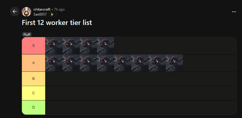 Might look like a shitpost at first, but unironically it's true lmao
reddit.com/r/starcraft/co…