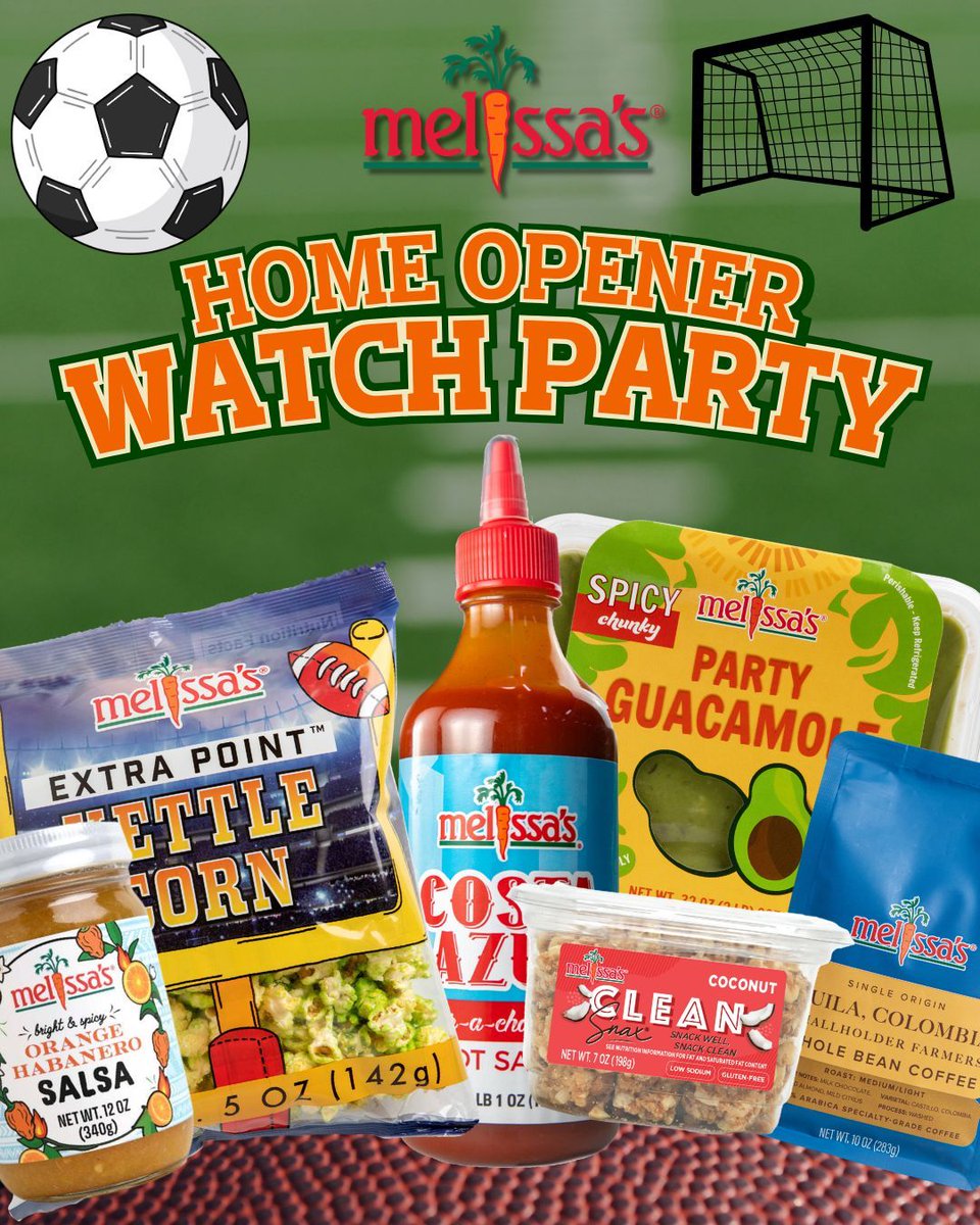 GIVEAWAY ⚽🔥

We’re celebrating the MLS Season Opener: <a href="/LAFC/">LAFC</a> vs <a href="/InterMiamiCF/">Inter Miami CF</a> at the <a href="/lacoliseum/">Los Angeles Memorial Coliseum</a>!

Win the Melissa’s Ultimate Watch Party Bundle — packed with game‑day snacks, fresh favorites, and Clean Snax® to fuel the excitement. 🍈🥭🥥

How to enter:
1️⃣ Like nd repost
2️⃣