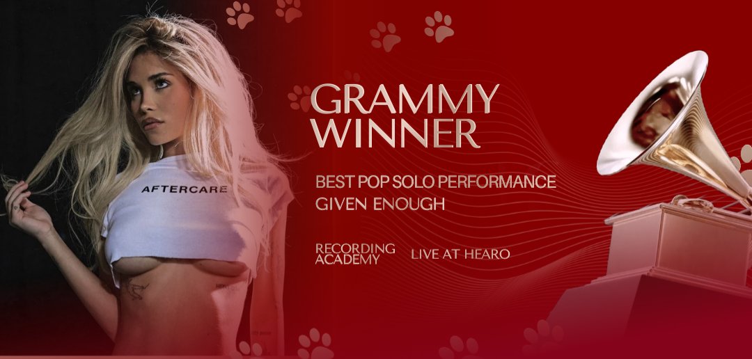 Reb VENCE #GRAMMYs de Best Pop Solo Performance por "Given Enough"