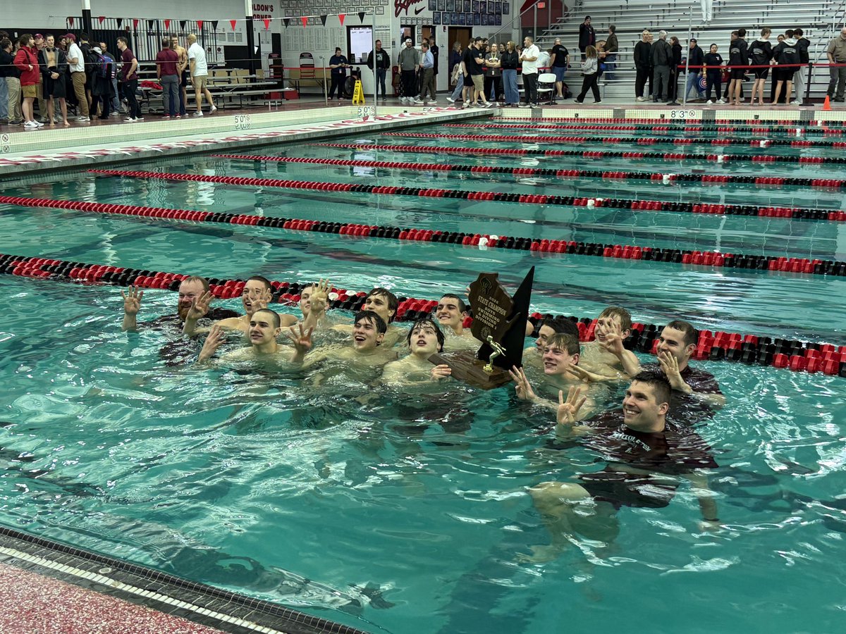Congratulations Middleton Boys Swim!  4-peat D1 champs!  Go Cards!