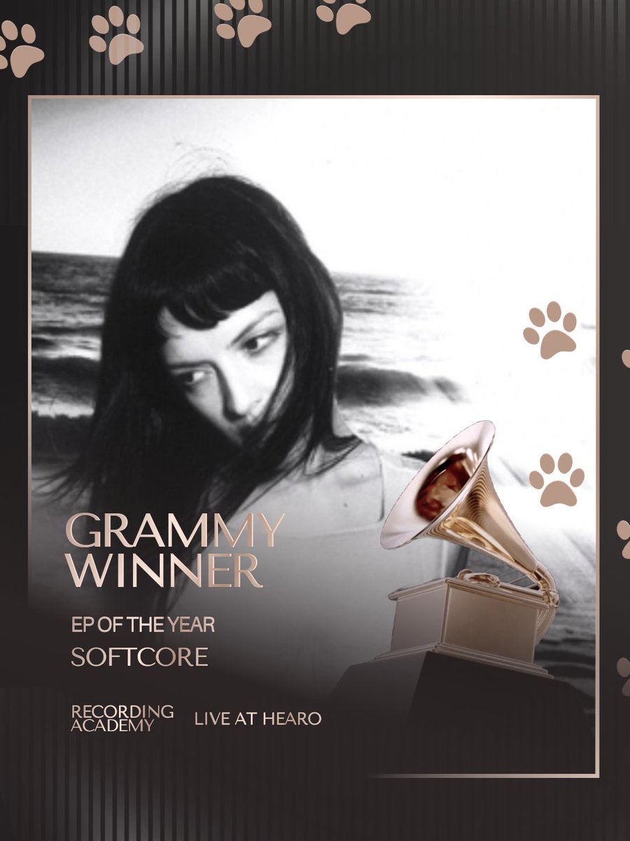 Amelie VENCE #GRAMMYs de EP of the Year por "Softcore"