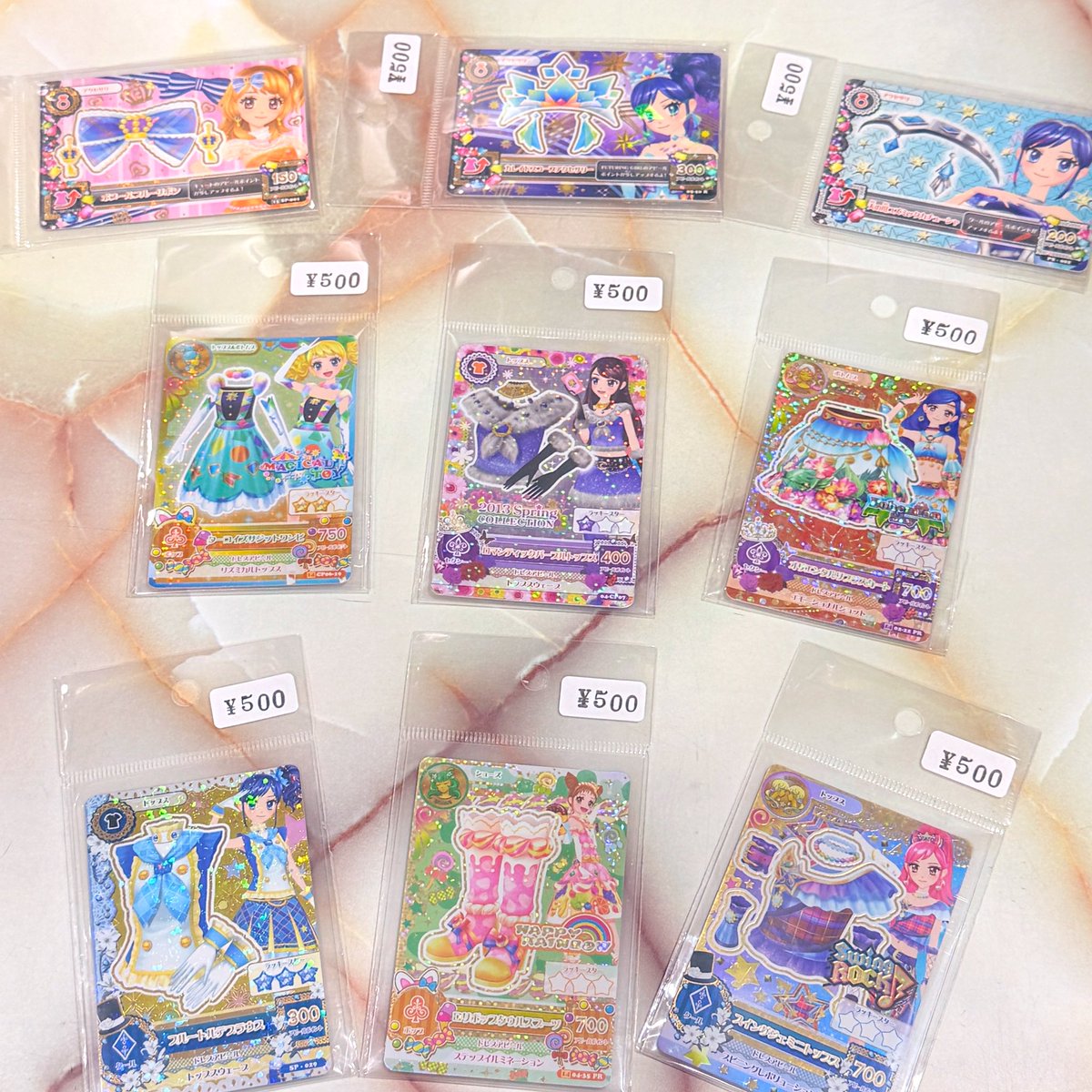 アイカツ アイカツカード プレミアム などが入荷してます。 各500円⭕️