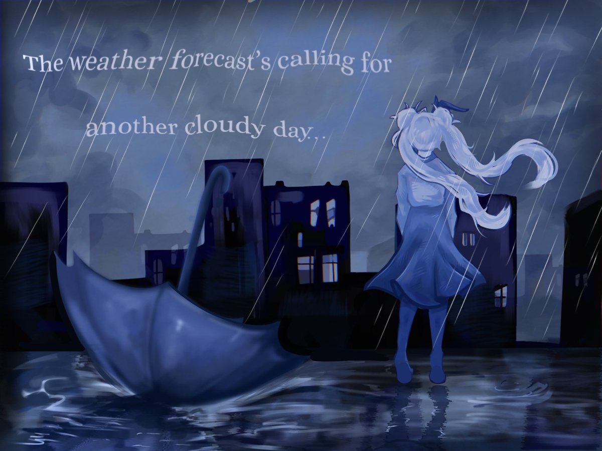 Toasty3jx's tweet photo. Ive really enjoyed Weathergirl so I made a lil drawing :3 #FLAVORFOLEY #VOCALOID #eleanorforte #fanart https://t.co/K9aZdHgkWh