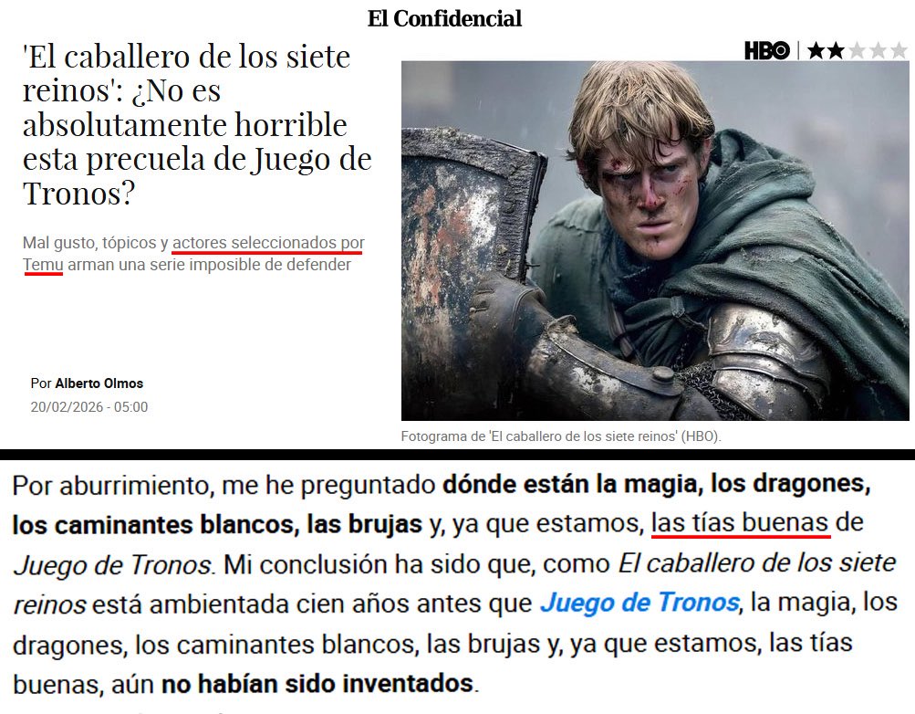 “me he puesto una serie para tocarme un rato pero no ha salido nada de lo que esperaba ver… así que no me ha gustado”

-la crítica 

(imagen de <a href="/DaniAbades/">Maglor - #House of the Dragon #GoT #Dune #Cosmere</a>)