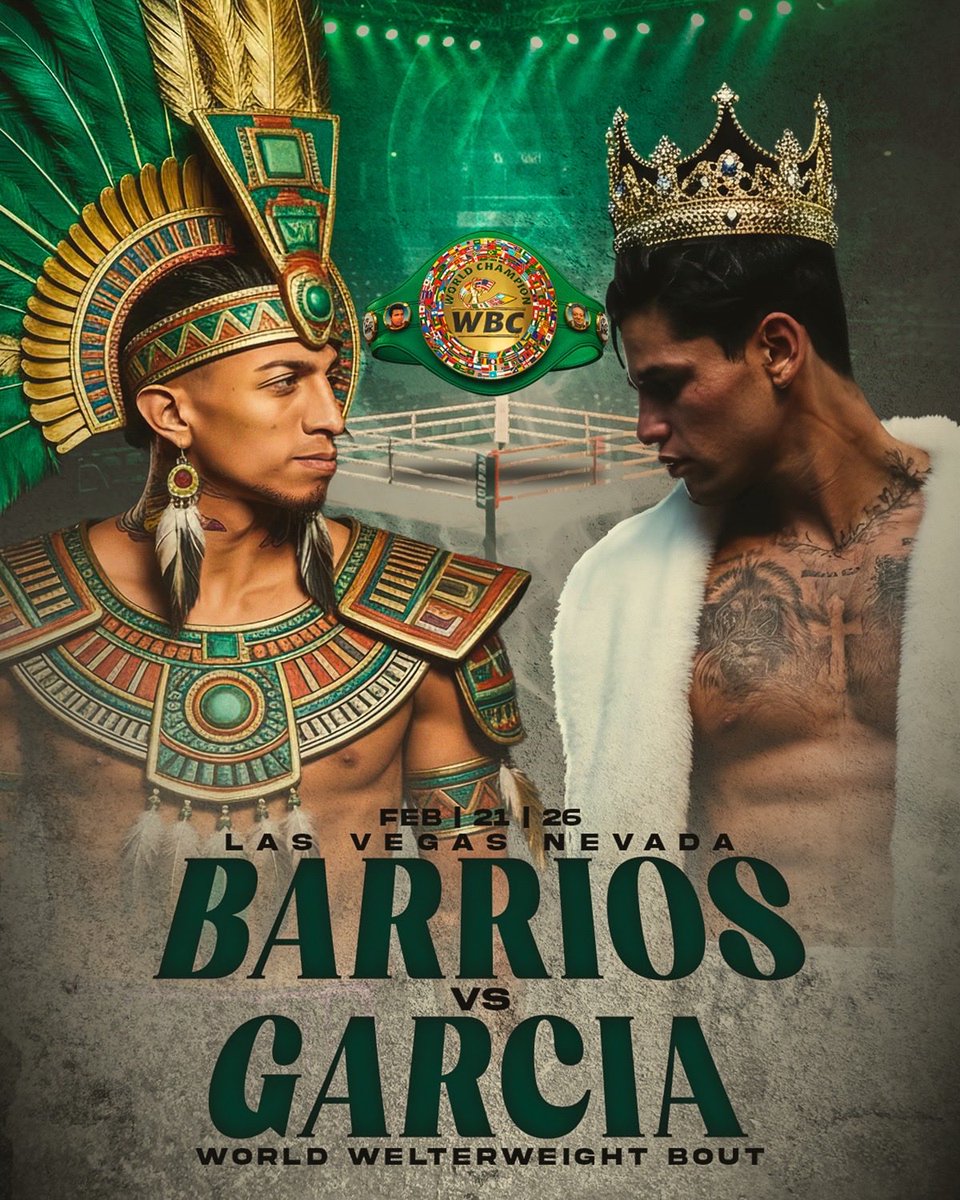 TRUBoxingHeadz's tweet image. Fight Day! @boxer_barrios vs @kingryan for the green belt @wbcboxing Barrios welterweight title #BarriosGarcia #Boxing #WarReady #TruBoxingHeadz