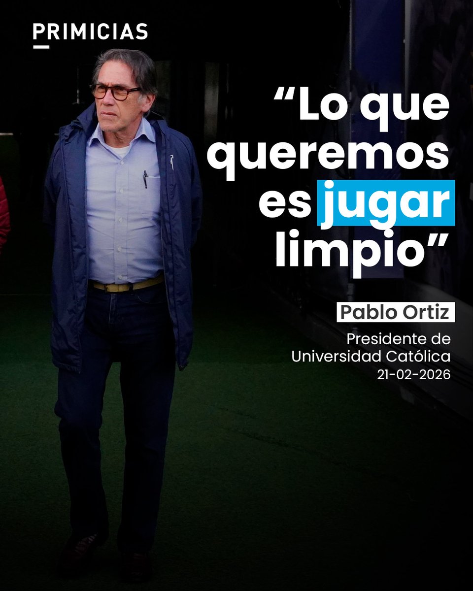 Universidad Católica acudió al Rodrigo Paz para jugar contra Emelec, tal como estaba previsto en el inicio del Campeonato ecuatoriano. El presidente de la ‘Chaoleí’, Pablo Ortiz, habló sobre lo ocurrido este 21 de febrero. prim.ec/8VY550YjzCM