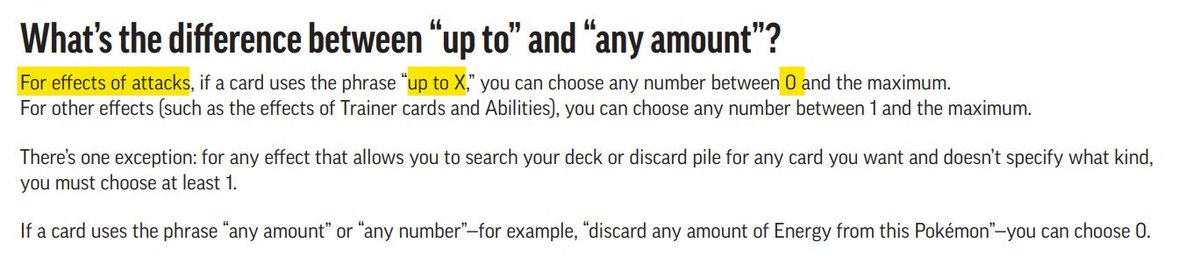 <a href="/playpokemon/">Play! Pokémon</a> released a new PTCG rule:
You can now attach 0 Energy cards with Mega Lucario ex's "Aura Jab" or Squawkabilly ex's "Motivate". 

It is now in effect.

This change aligns with a previous rule change made back on August 1st by TPC (Japan).