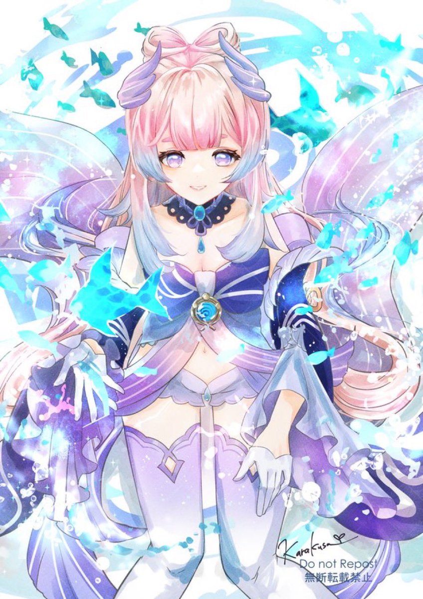 ototsukiharu's tweet image. #珊瑚宮心海生誕祭2026
お誕生日おめでとう！！（再掲）