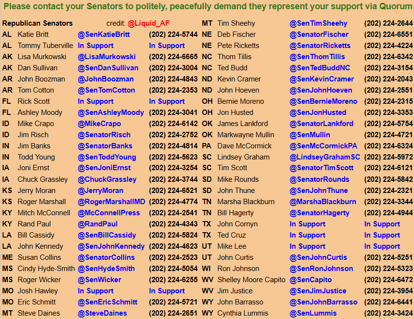 This is a complete list of what needs to happen to pass The #SAVEAmericaAct.

1.  A quorum.  This means 51 Senators present to open debate.
2. The Act is debated.
3. Debate ends and the Act passes with 51 votes.

That's it. No "nuking" or rule changes needed.

Bring it to the