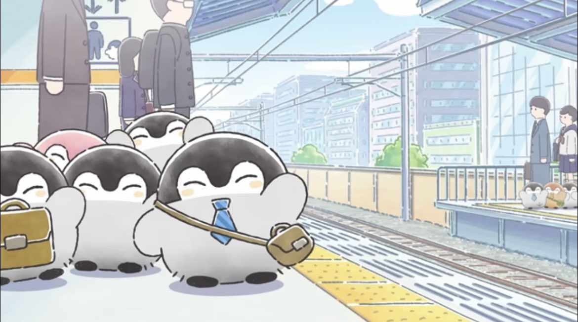 既に公開されている動画がベースだったけど、車内アナウンスの声で車掌さんもコウペンちゃんと分かり、乗客コウペンちゃんのセリフも多かった😆

「ぽーぽい山」「もにゃんこもにゃヶ丘」駅に降りてみたいものだなぁ🐧

#コウペンちゃん
#コウペンちゃんアニメ