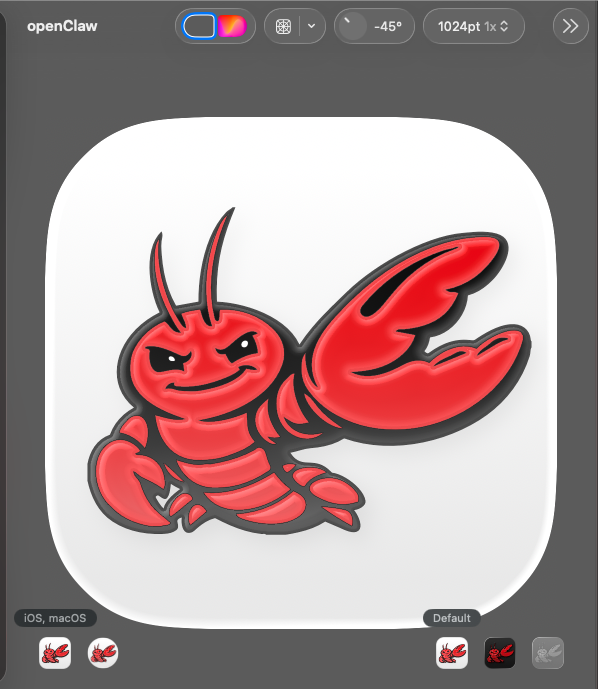 veefoscax's tweet photo. @steipete for the love of the goddess, plz change the iOS logo to the new one. here. its on icon composer format. https://t.co/N2bb7svX10 https://t.co/MDKk4P9VPd