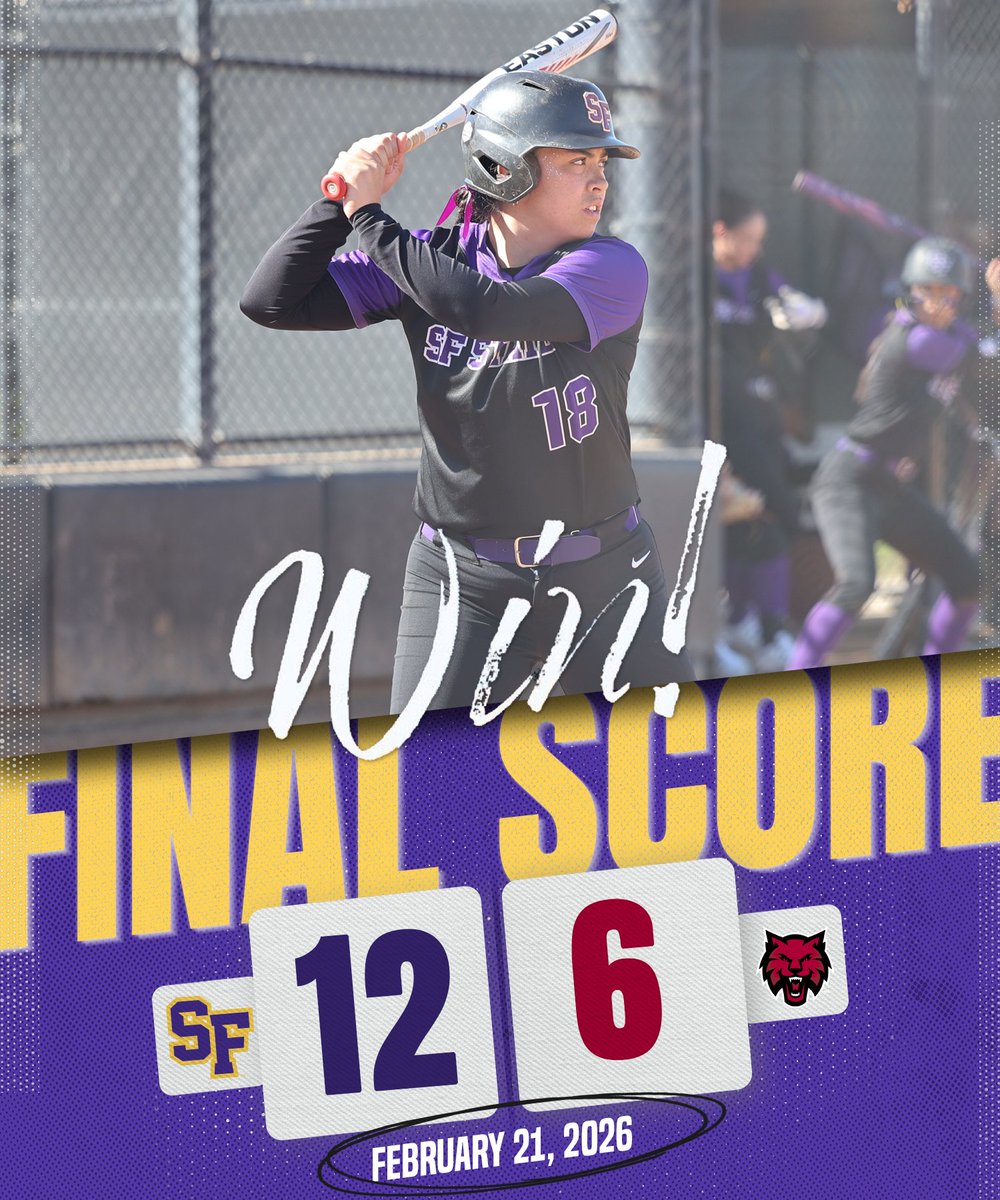 SF State Softball tweet media