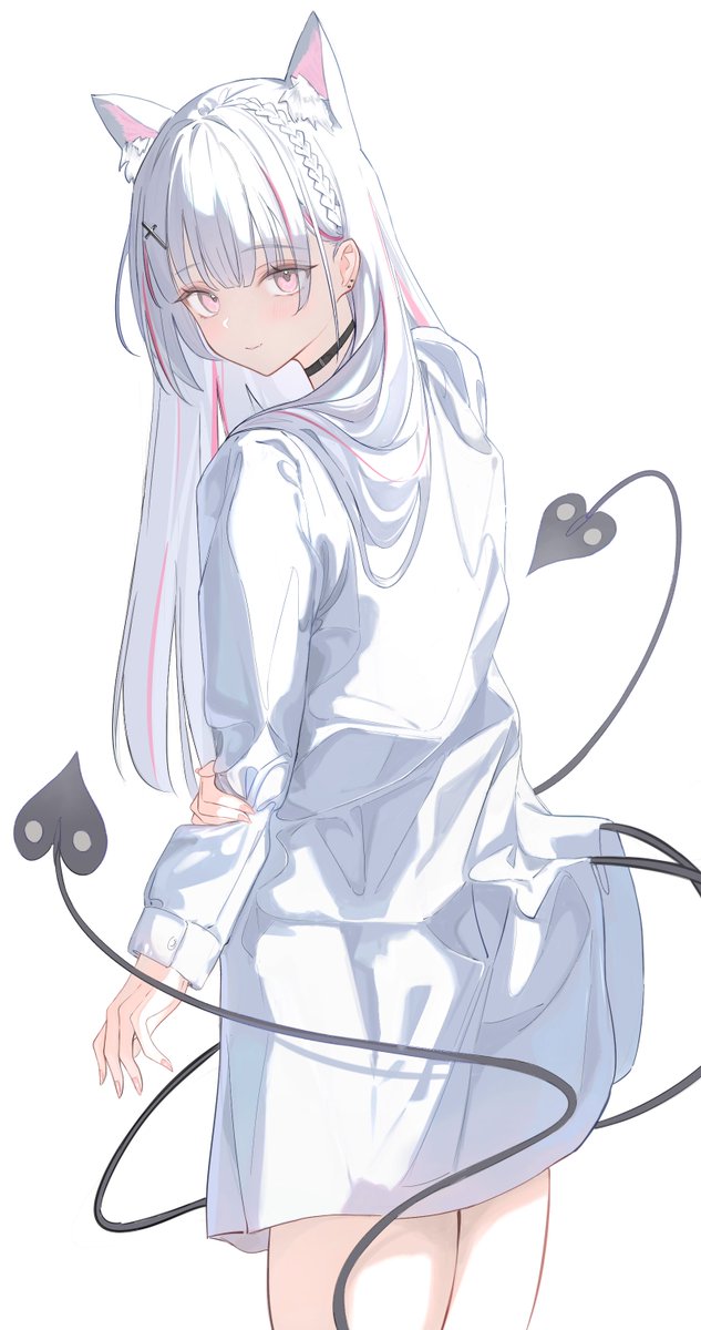 猫の日 #空澄絵 白猫あしゅみ