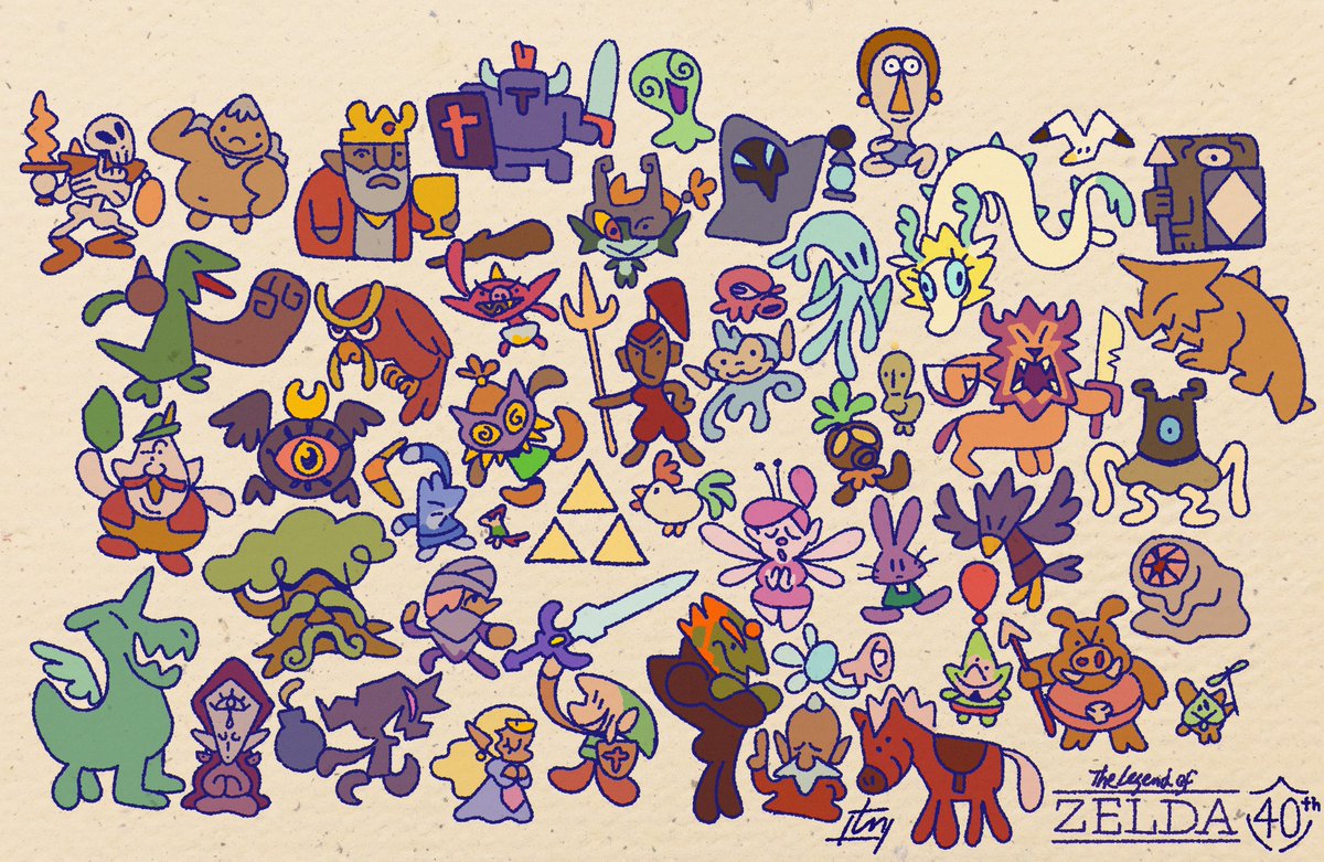 It's dangerous to go alone, but you're not alone are you?  #Zelda40th #ゼルダの伝説40周年