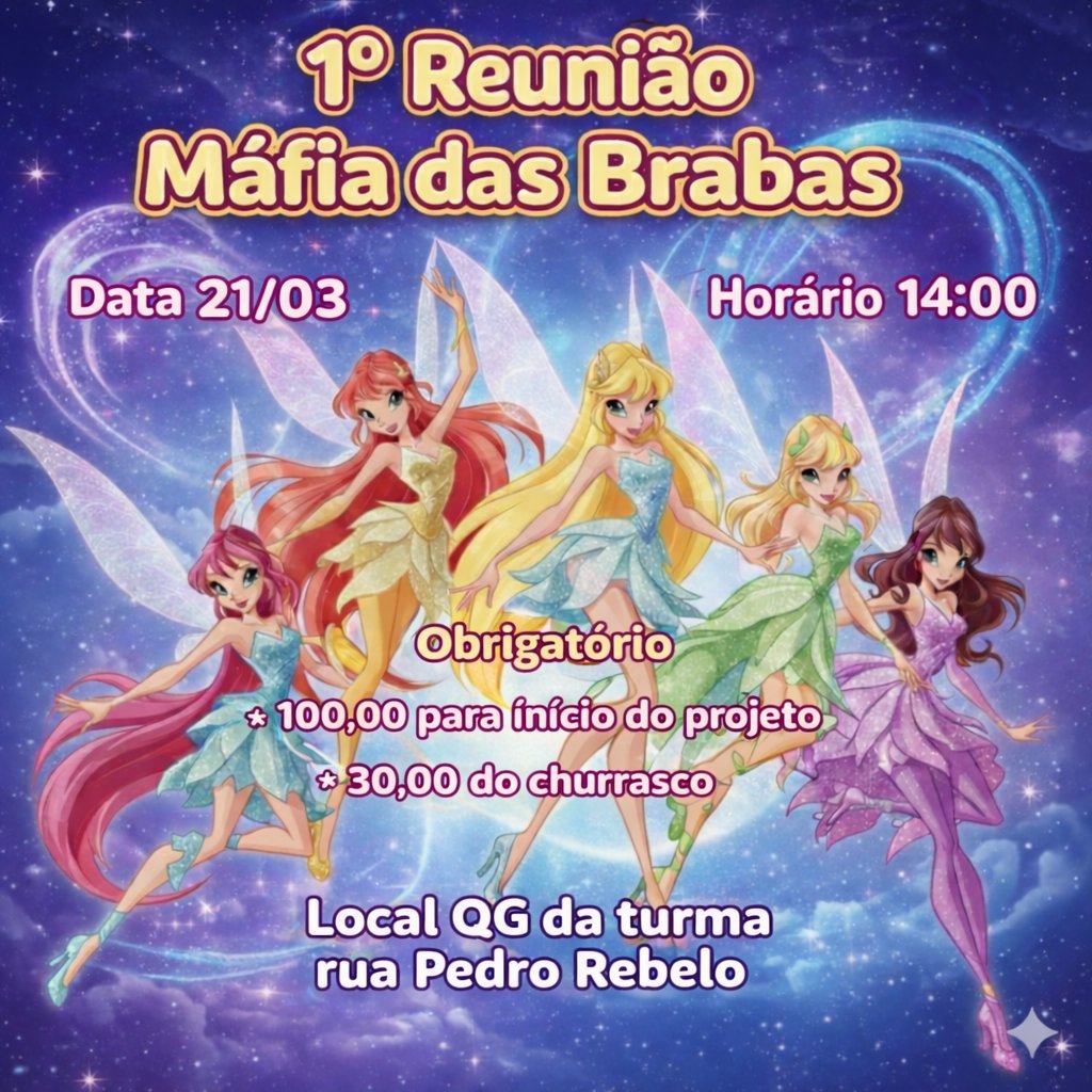 Primeira reunião já tem data marcada pra cima 💃🏻🥳