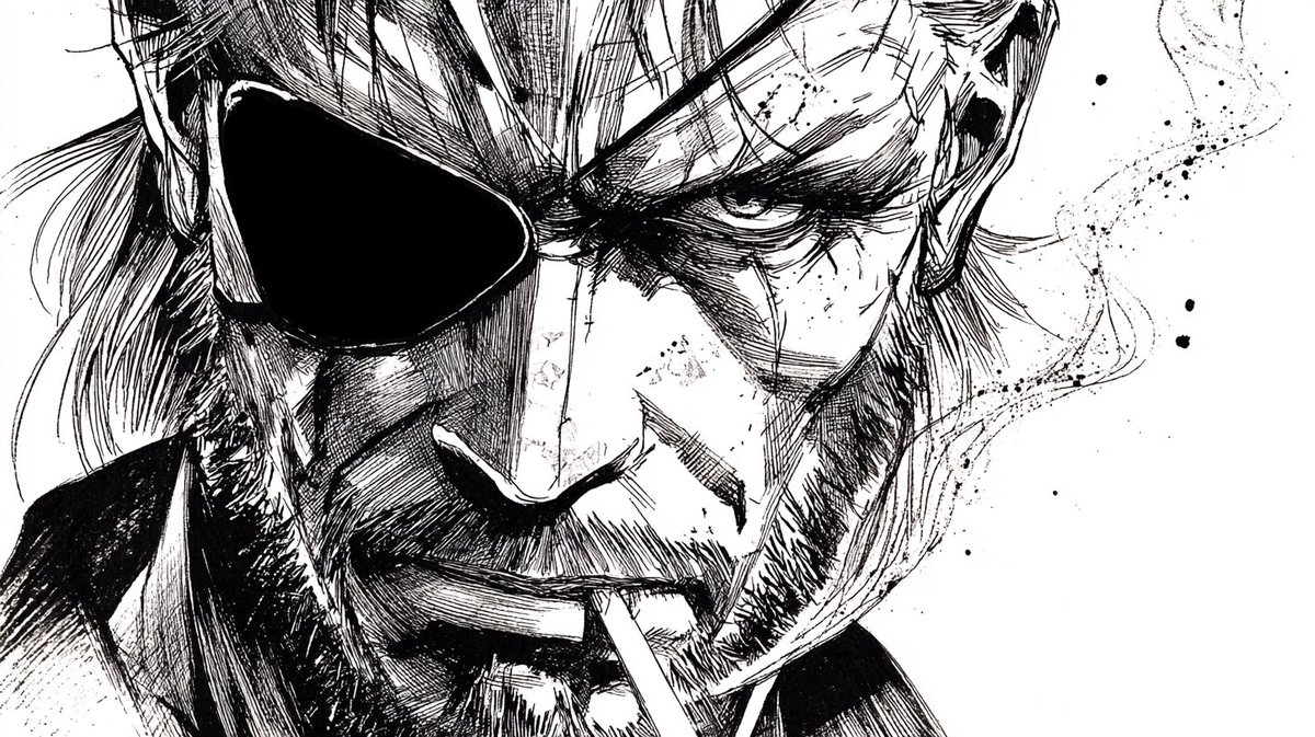 #mgs 
一樣是練習臉部特寫