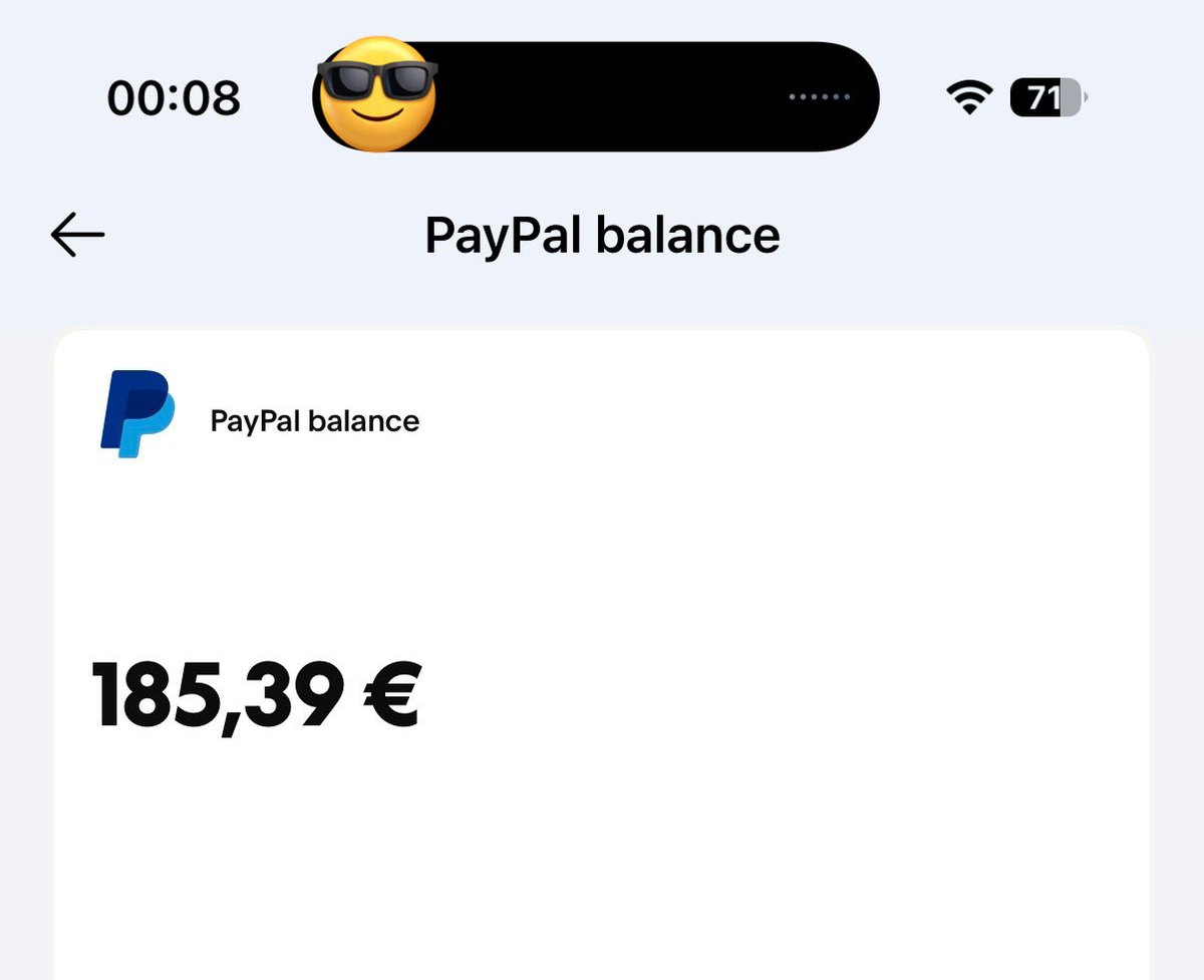 PayPal went from this to that in like hour and half. Not bad at all.