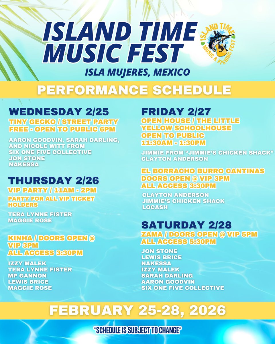 Island Time Music Festival tweet media