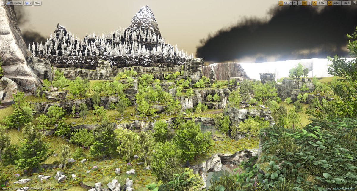 FatherFlesh's tweet photo. Pine forest/mountain/snow mountain/meadow in my map Artemis https://t.co/Rme2lLBX5o