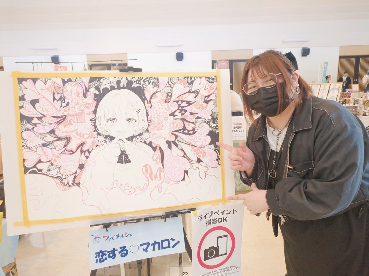 お知らせ】設営完了しました！ #ツバメルシェ 本日開催です！ライブ