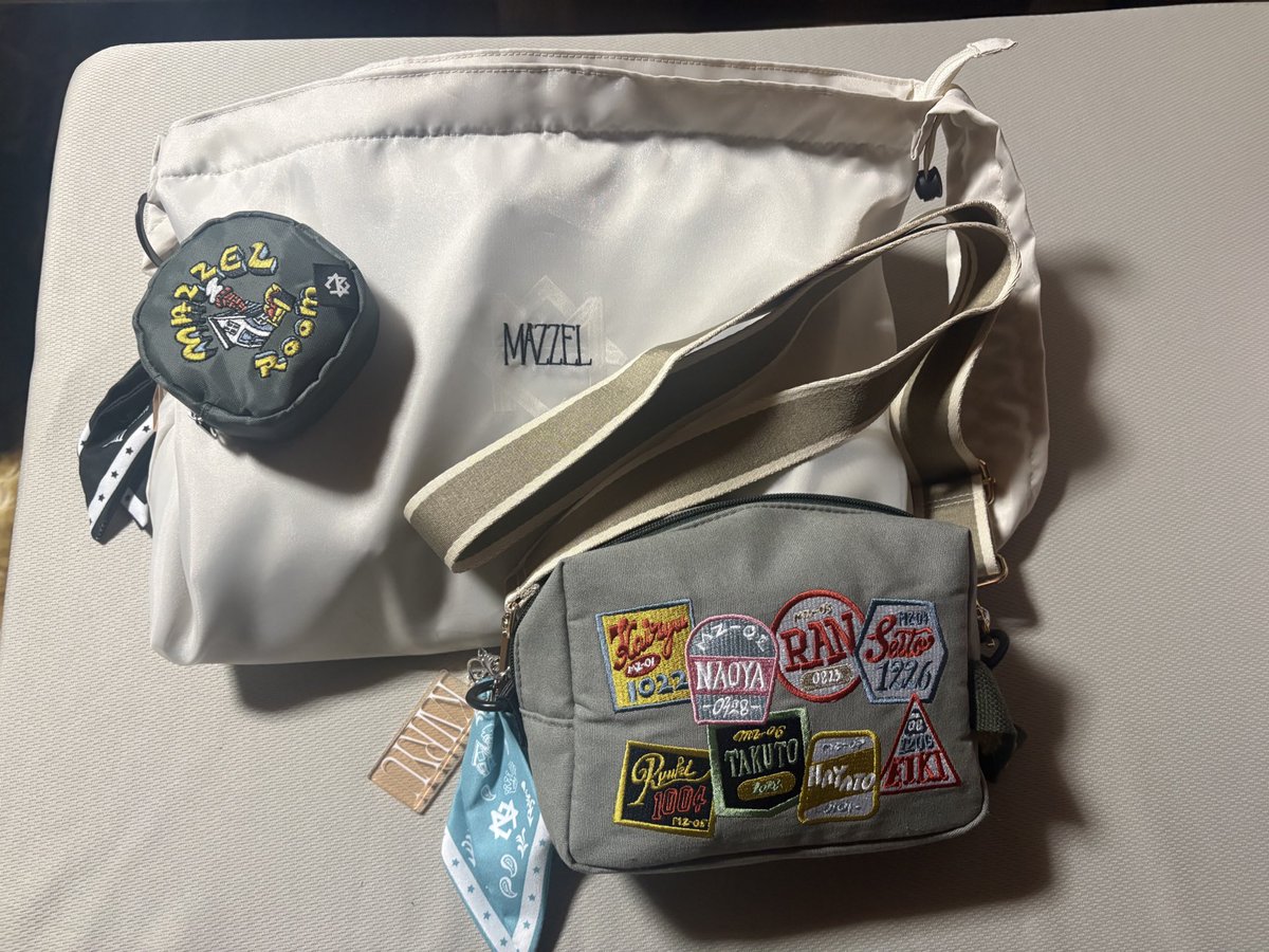 そろそろ出発🚗³₃ まぜべやポーチをリメイクしてショルダーベルト付け