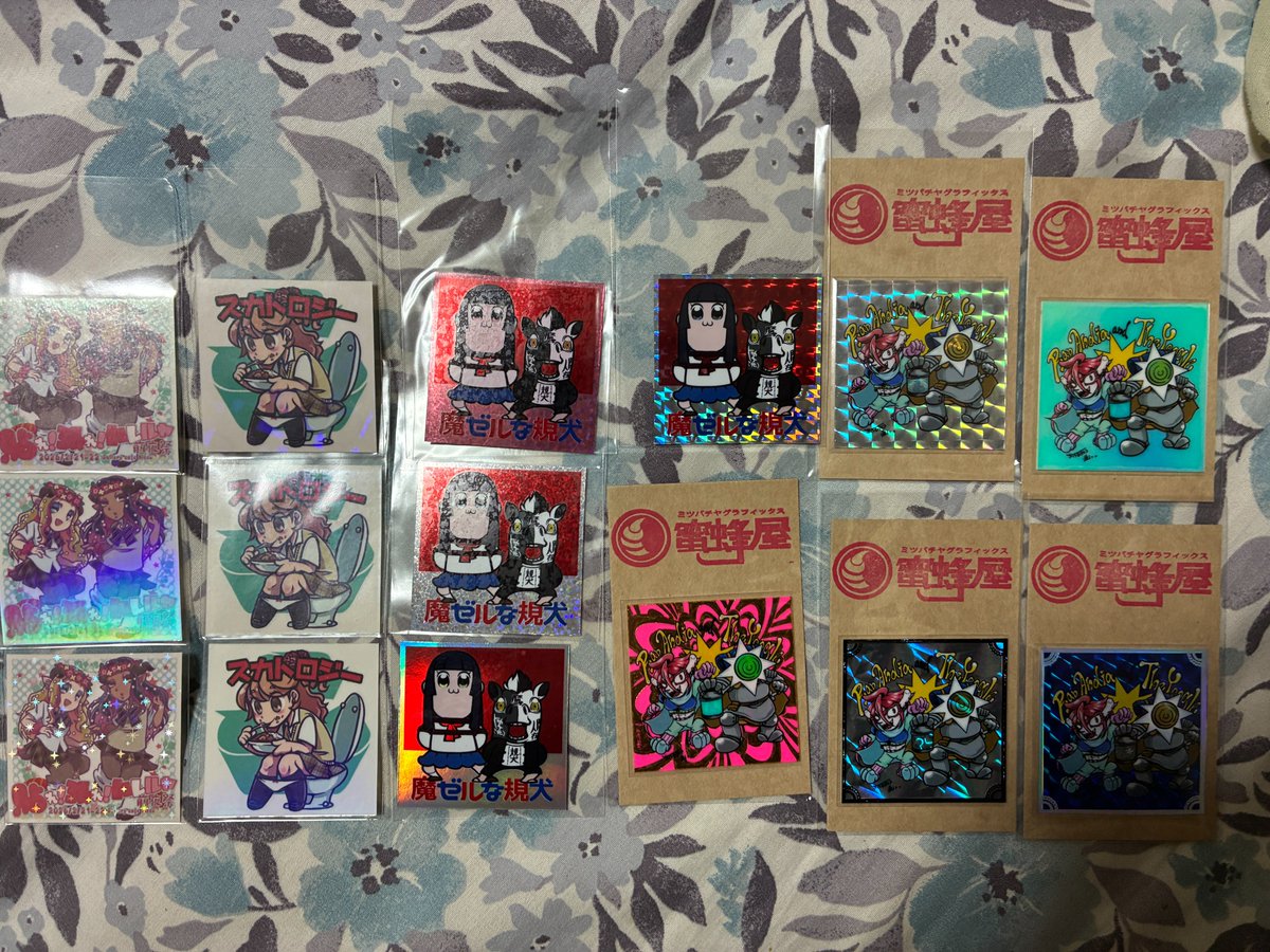 いつも蜜蜂屋御シール作品沢山お迎え頂き有難う御座います！🐱🙏✨