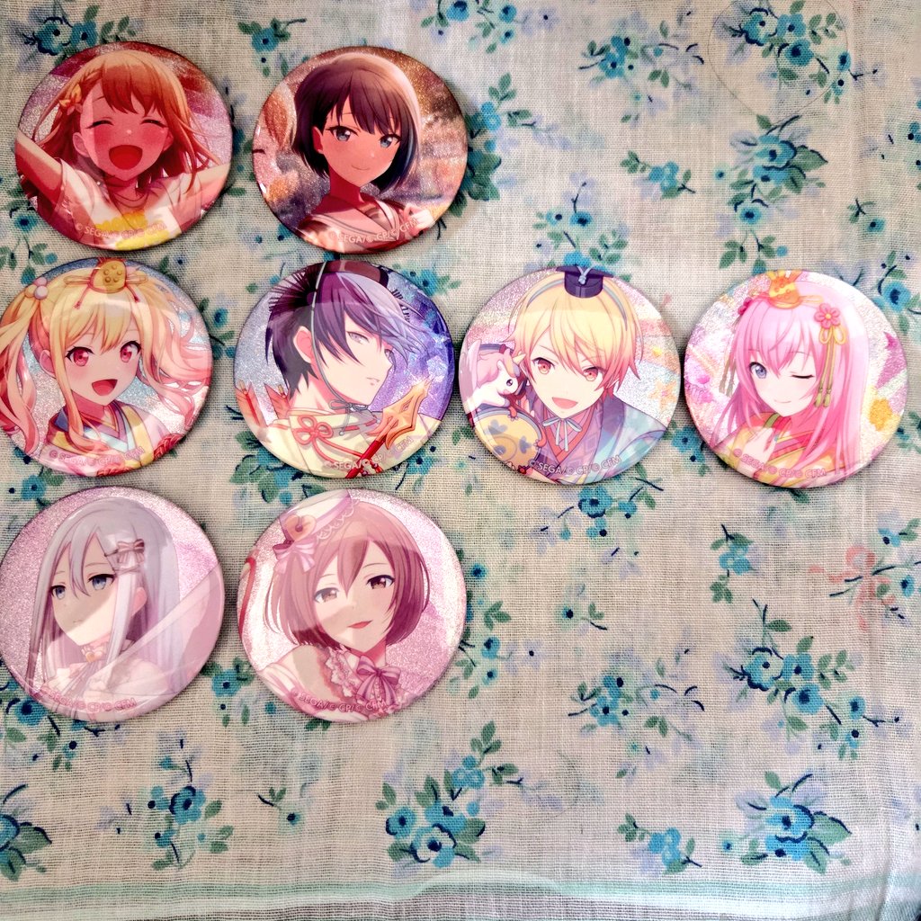 交換】プロジェクトセカイ/プロセカ グリッター缶バッジ (譲)画像1~6の