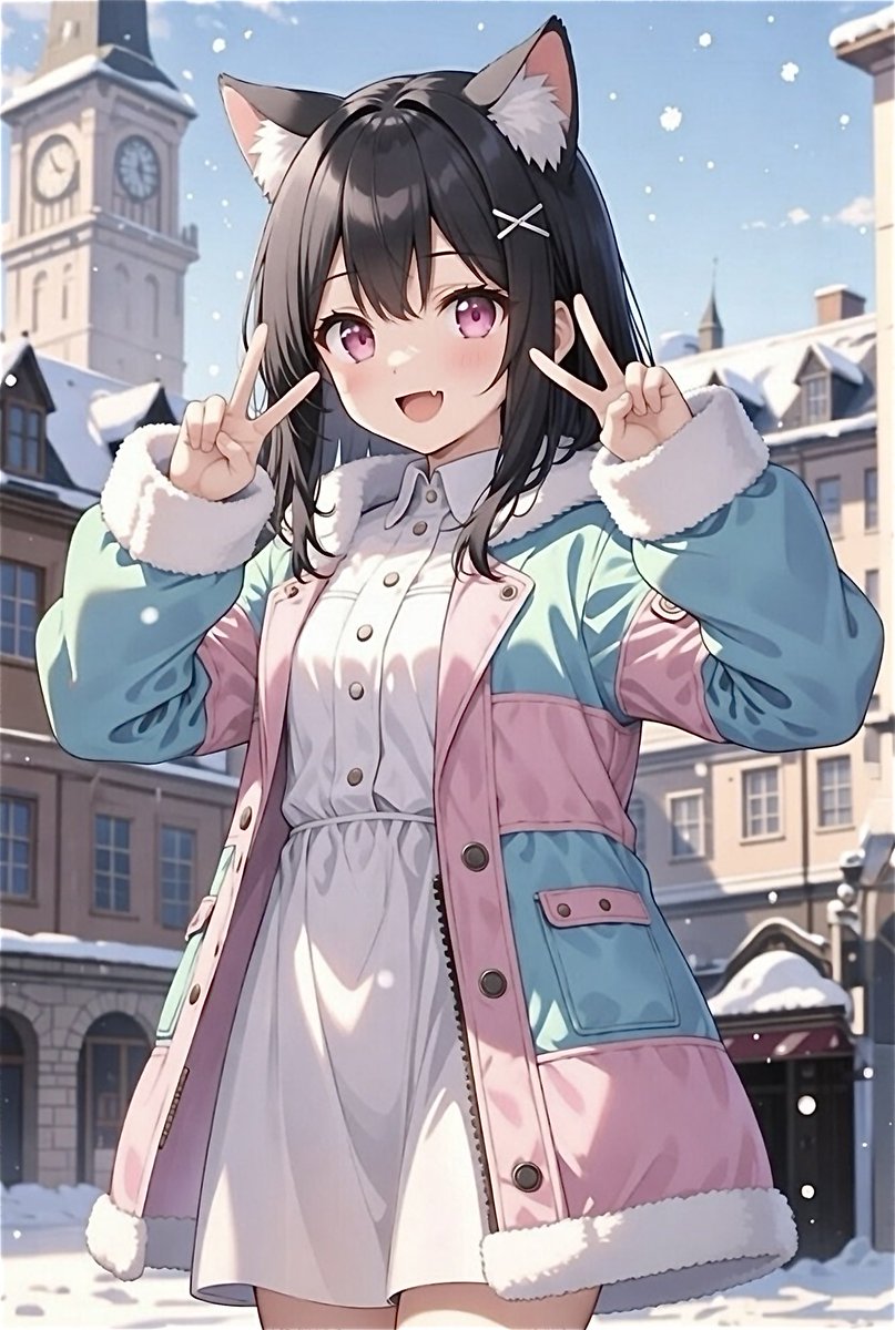 おはようございます₍ᐞ•༝•ᐞ₎ #AIイラスト #AIart #ねこの日