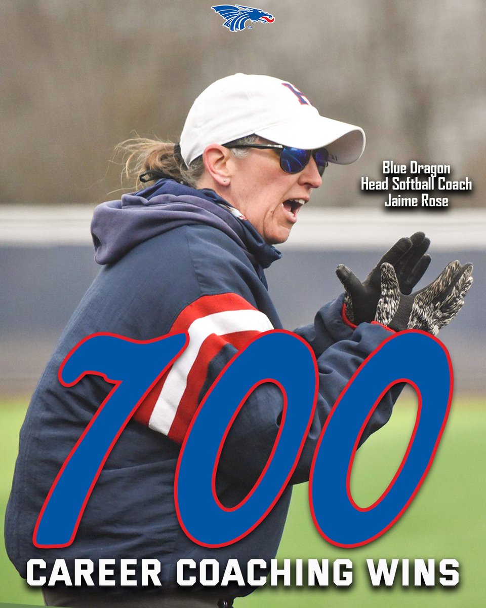 With today's game one win over NCTC, <a href="/HutchSoftball/">HUTCH SOFTBALL</a> head coach Jaime Rose earned her 700th career coaching victory!🎉 #BreatheFire