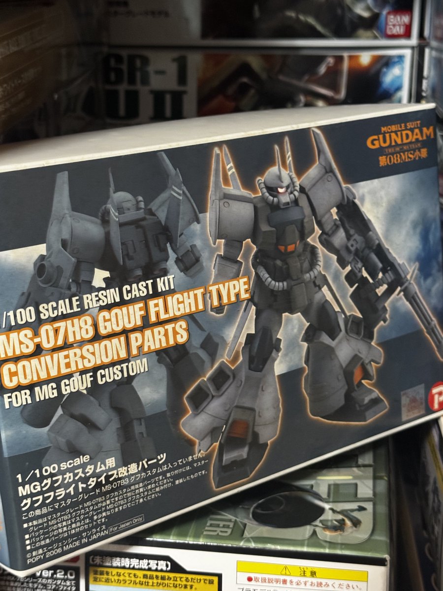 ガンプラ MGのグフフライトタイプが出る前に完成させたい これを作る為