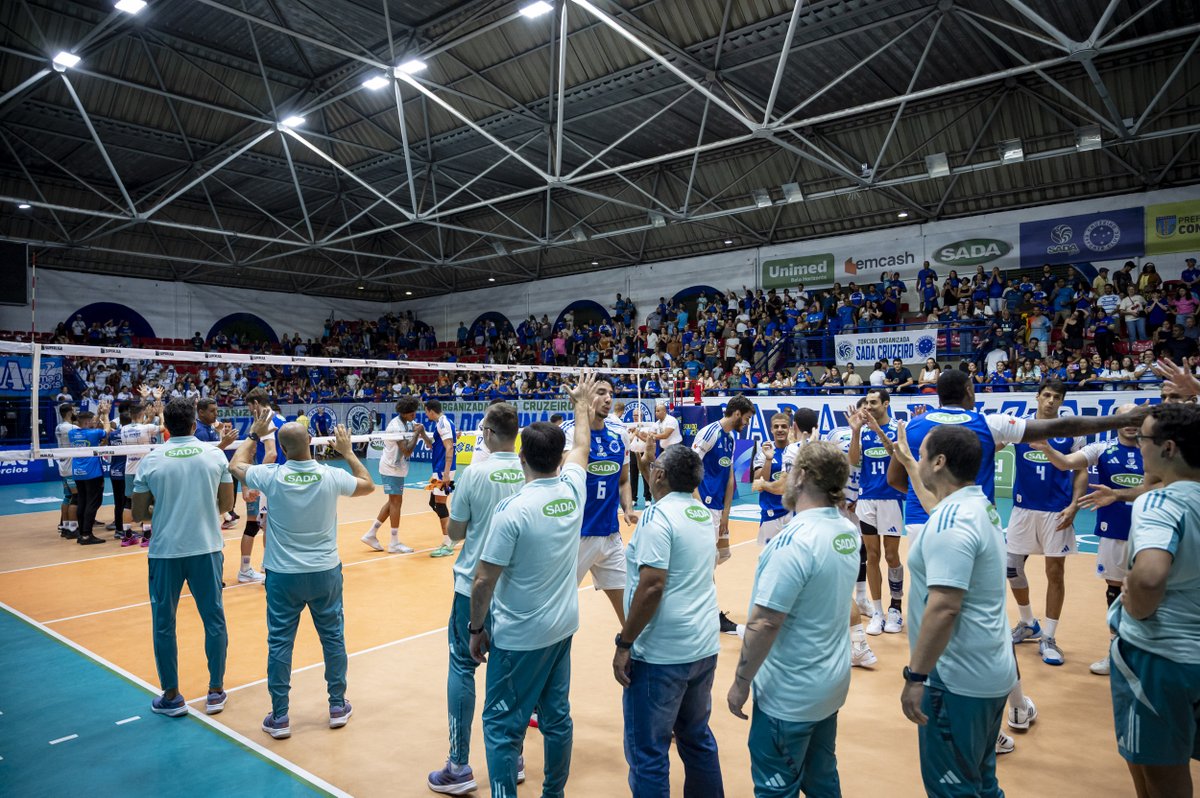 Sada Cruzeiro vence São José por 3 a 0 e agora é foco total no Sul-Americano de Clubes

Saiba mais: sadacruzeiro.com.br/?p=23901