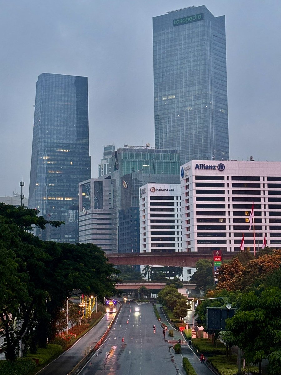 Jakarta this morning, before dawn