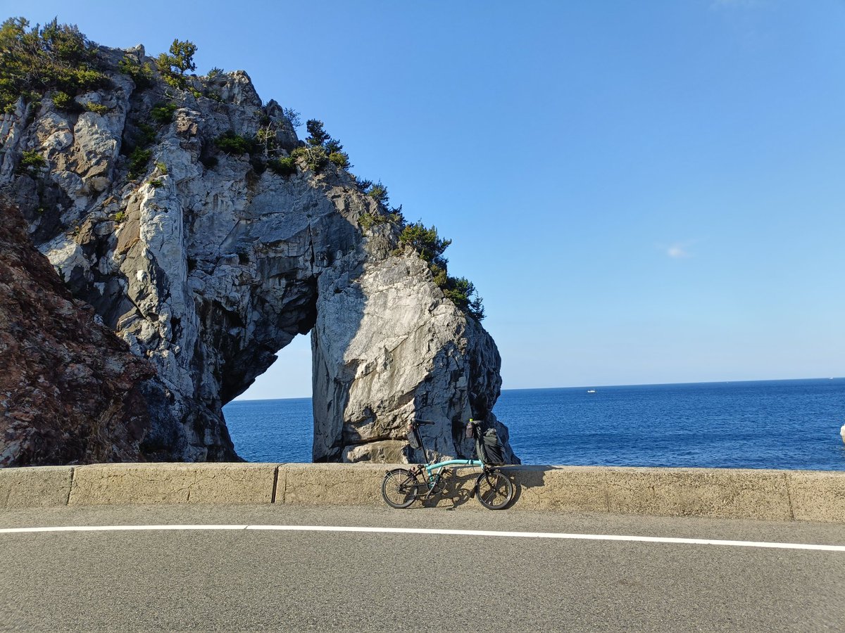 ymdhtt's tweet image. 紀伊半島ポタ。地元の三陸海岸みがあり良き。アップダウンはそこまでないけど
#おりたたぶ