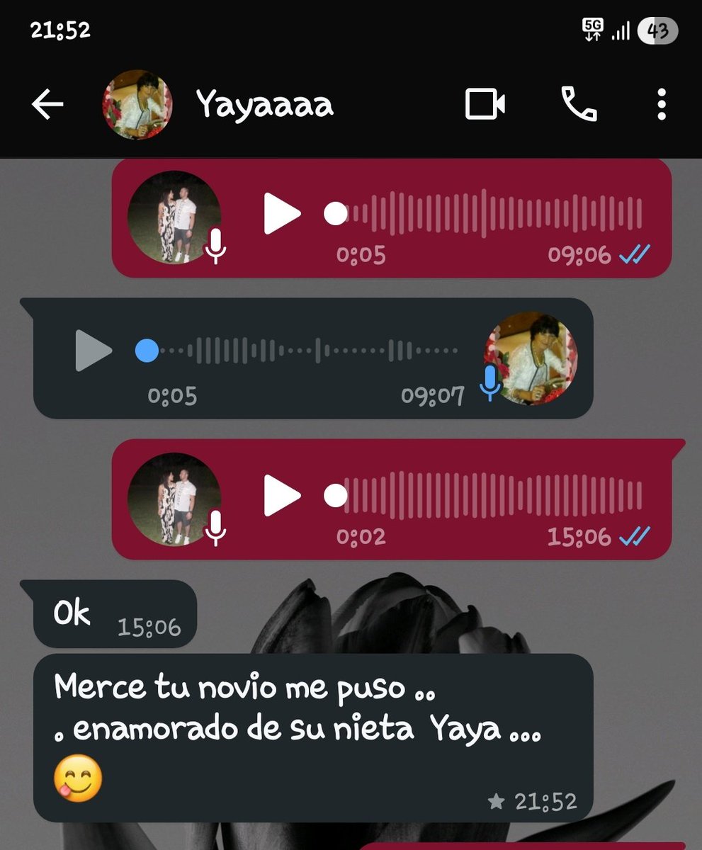 mercee1999's tweet photo. Cuando tu yaya le manda una foto a tu novio y el le responde 🥰😍 https://t.co/X2w7LdpuSc