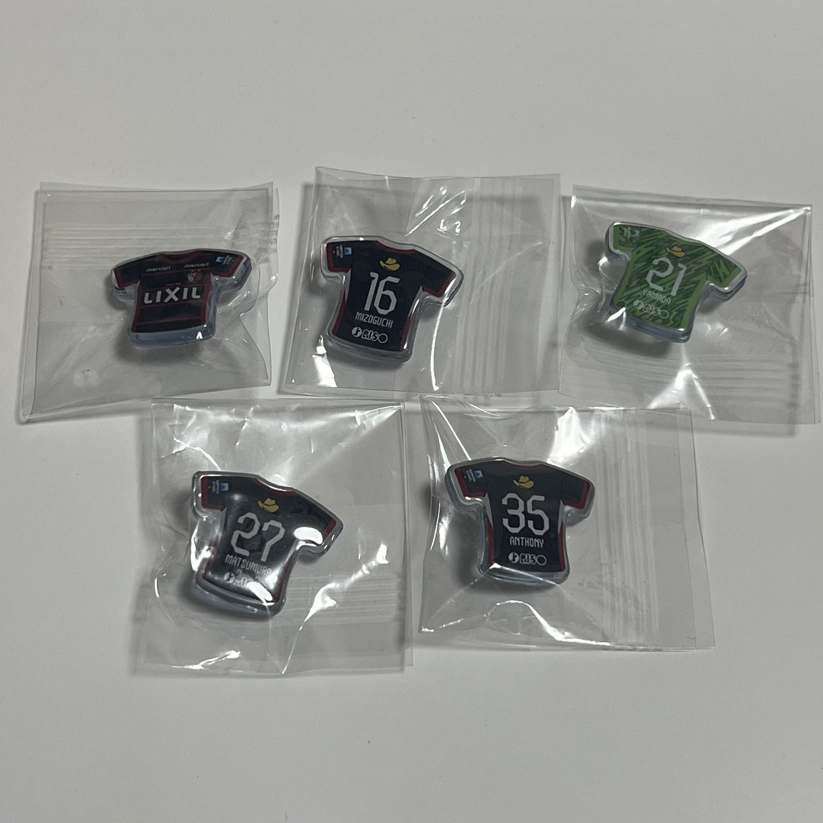 鹿島アントラーズ 交換 26ユニフォームピンバッジ 【譲】FP.16.21