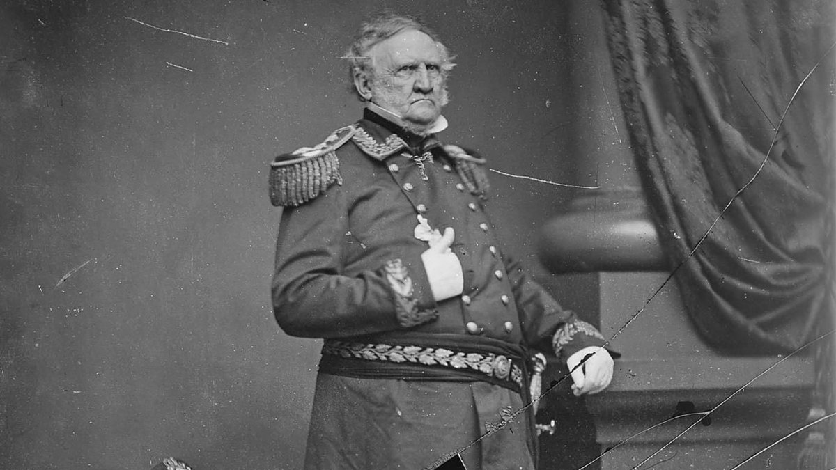 The leader of the American army for 20 years, during the period of our greatest westward expansion, looked like this.