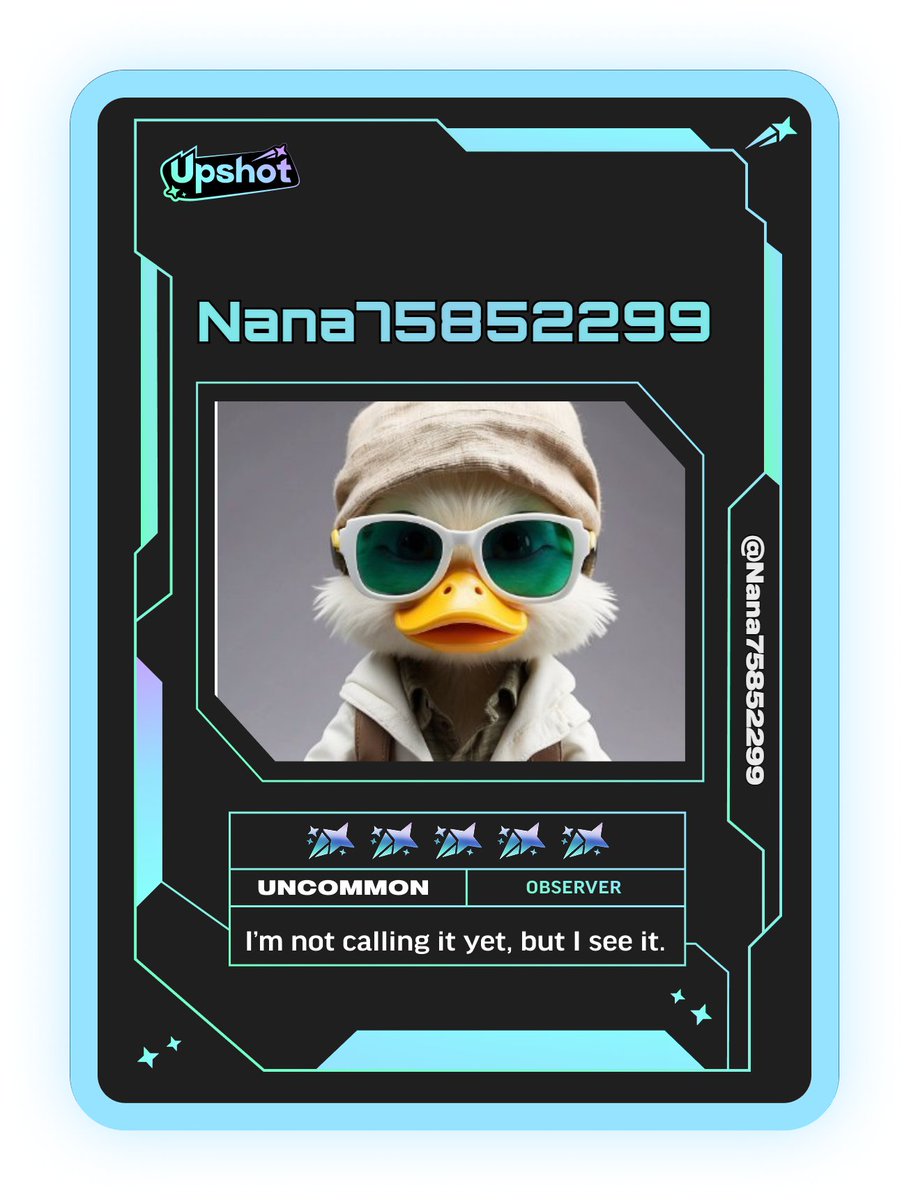 Just ripped my Predictor Card! 🔥 Ready to claim instant cash prizes 🏆, free packs 🎁, and more! 🎉 Join Prediust ripped my Predictor Card!

Ready to claim instant cash prizes, free packs and more.

Welcome to Prediction Play on <a href="/upshot_cards/">Upshot</a>

Your turn
beta.upshot.cards/?code=cd5aee33