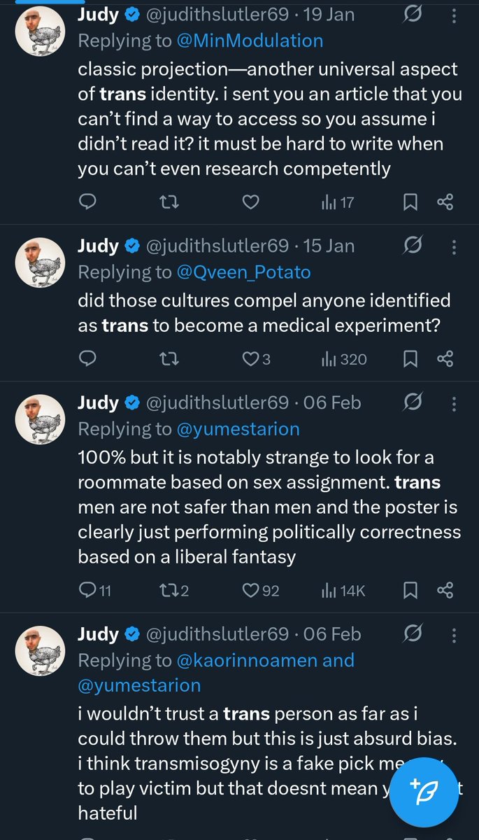 MistyBundle's tweet photo. @judithslutler69 @drunkkinluvv @_look_its_sarah this person is literally a right wing conservative transphobe https://t.co/WYNZbiS93o